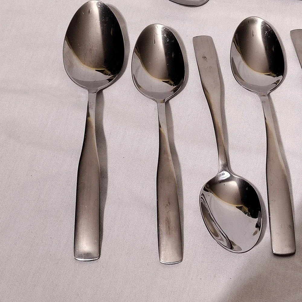 Cambridge Madison Stainless Steel Flatware Spoons Set of 7